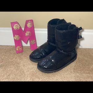 Auth UGG Sequin Boots